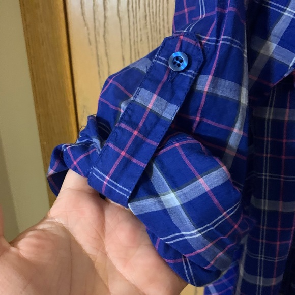 Size 2 torrid button up plaid tunic NWT - Picture 3 of 4
